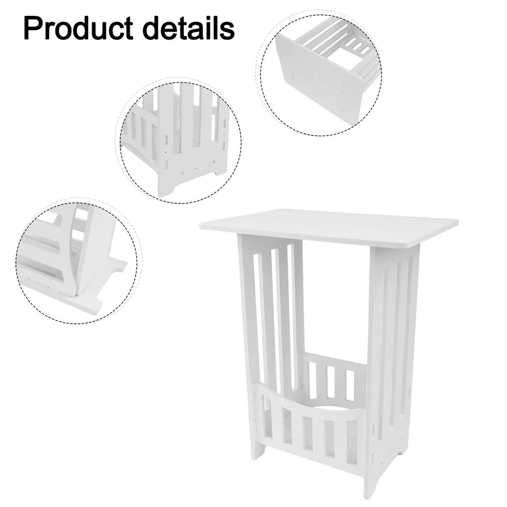 2/3 Tier Side Table Night Stand Narrow End Table Bookcase With Storage Shelf