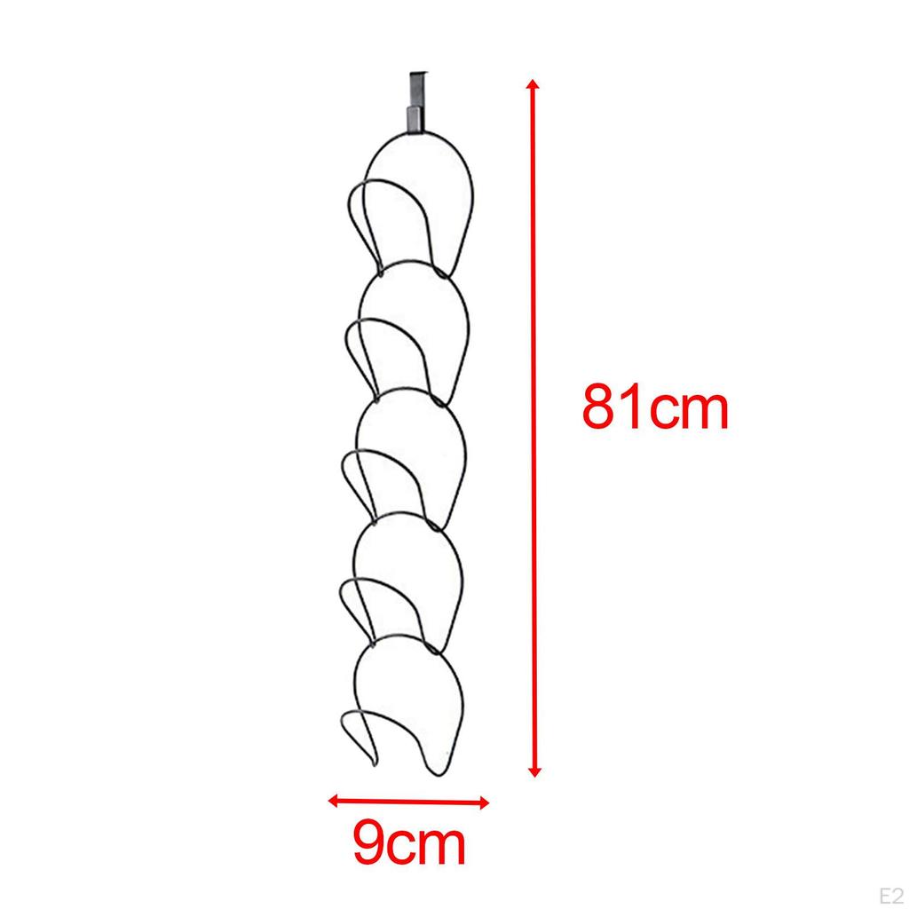 Montowany na drzwiach organizer na kapelusze na czapki i akcesoria