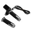 1 Pair Aluminum Throttle Grip LCD Screen Twist Throttle Accelerator Handle Grips with Cable and Key Knock for Electric Bike