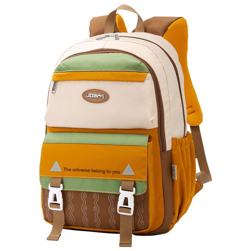 Elementary School Bag New Junior High School High School Students Fashion Large Capacity Lightweight Backpack Women