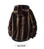Men's European-Size Cotton-Padded Mink Velvet Winter Coat—Warm, Thick, Imitation Fur Jacket