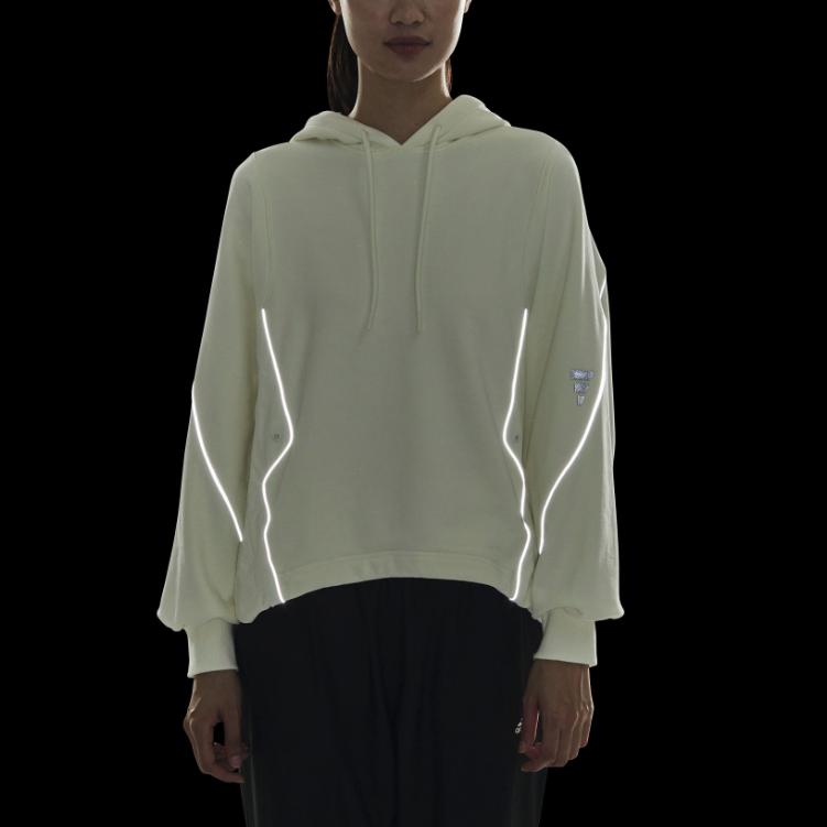 Adidas FW24 FUSTL Series W P SWT3 Sports Casual Hooded Pullover Long Sleeve Sweatshirt Women Sweatshirt Ivory JM6226