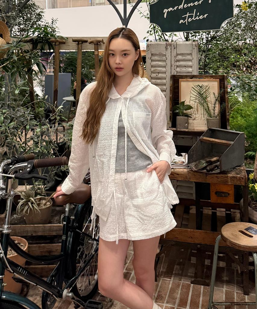 JUCYJUDY Seersucker Check Shorts J1Pt324B