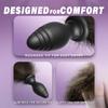 Fox Tail Anal Plug Sexy Plush Toy Butt Plug - Fluffy Plush Tail & 10 Vibration Modes, APP Controlled Silicone Anal Plug for Couples, Body-Safe