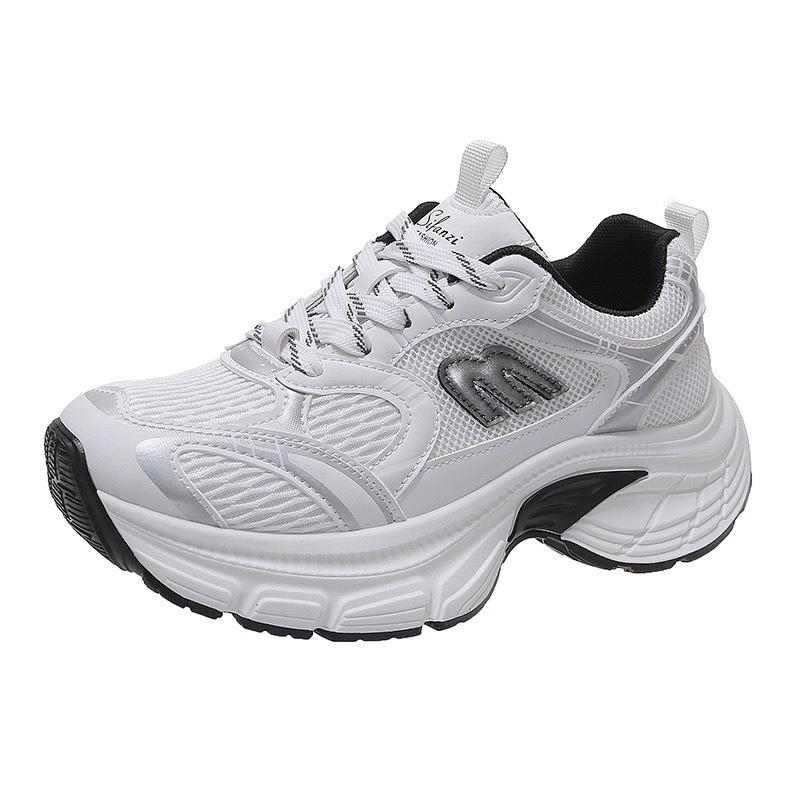 Platform dad shoes women's new fried street retro versatile Zhao Ruth height increase xl sports shoes casual