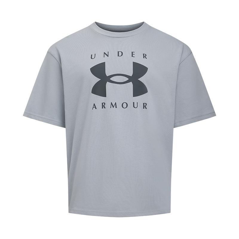 Under Armour Branded SS25 T Shirt Men s Modern Gray/Castle Stone 1389146-011 LG