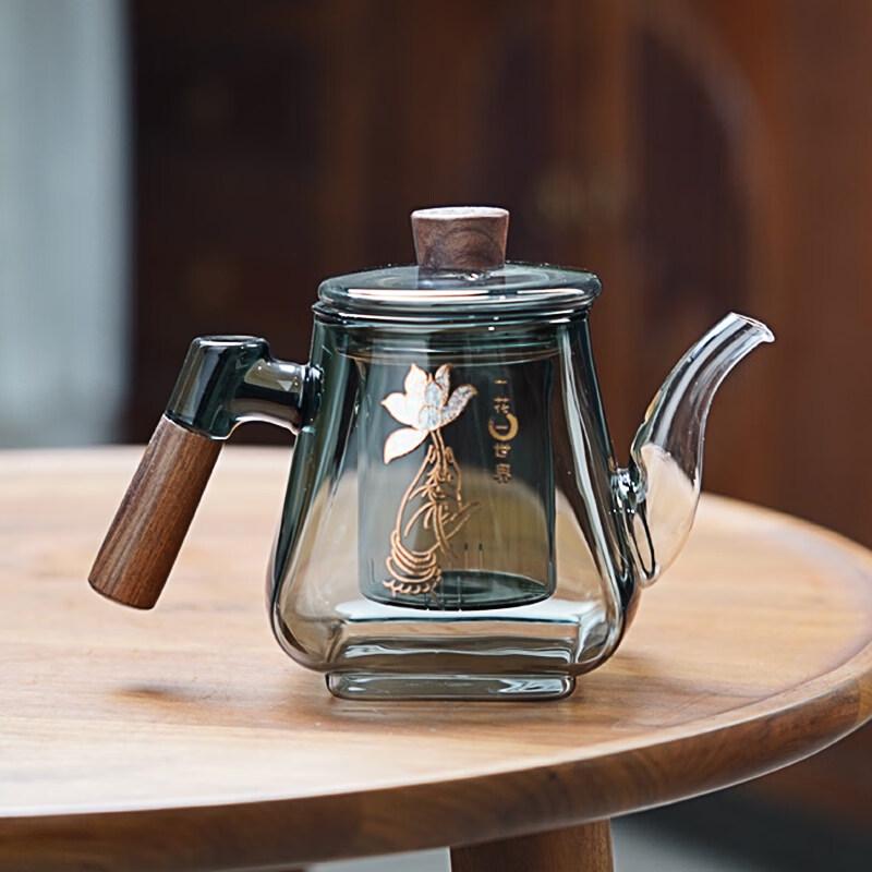 ZISIZ Heat-Resistant Glass Teapot