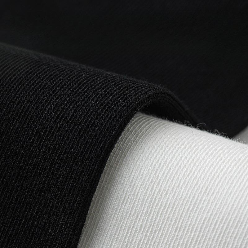 Summer Thin, Breathable, Deodorizing and Antibacterial Women's Socks, Solid Color Pile Socks, One-piece Boneless Cotton Socks