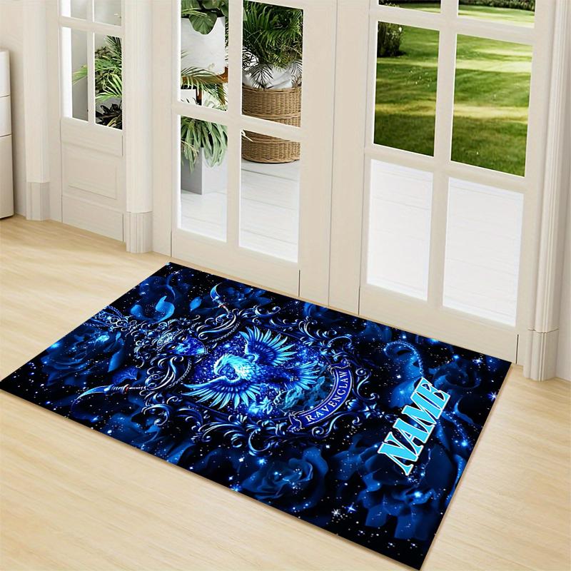 Custom Name "Harry Potter's Magical Journey" Carpet Rug Customizable Soft Washable Anti-Slip Home Living Room Sofa Mats Personalized Rug. 090984