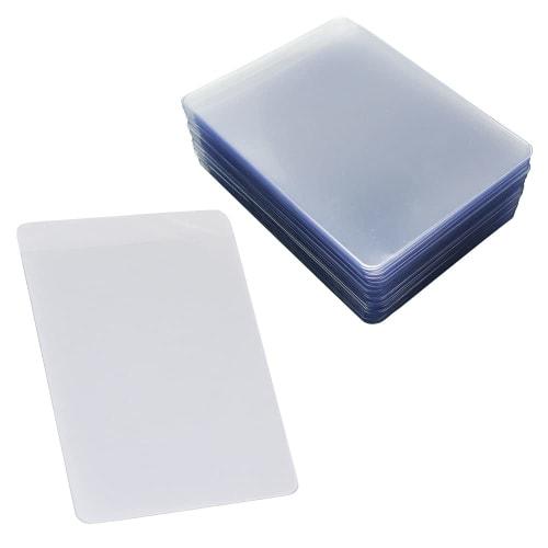 Thick, Scratch-resistant, Soft Clear Sleeves for Trading Cards (50-pack)