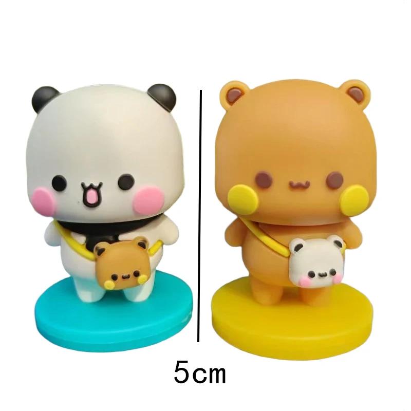 Yier Bubu Dudu Panda Bear Doll Cartoon Anime Souvenir Kawaii Small Gift Miniatures Animal Toy Home Decoration Birthday Gift