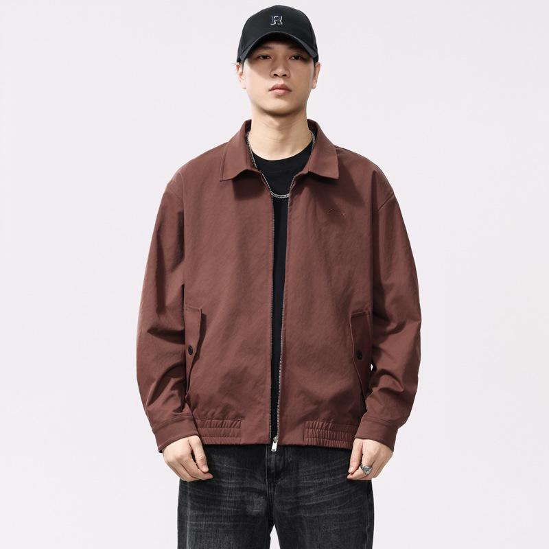 Men's Retro Embroidered Harrington Jacket - Spring 2025 Trendy Style