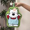 Cute Cartoon Bear Hand Towel Coral Fleece Quick-drying Wipe Cloth Absorbent Home Decor Kitchen Cleaning Rag