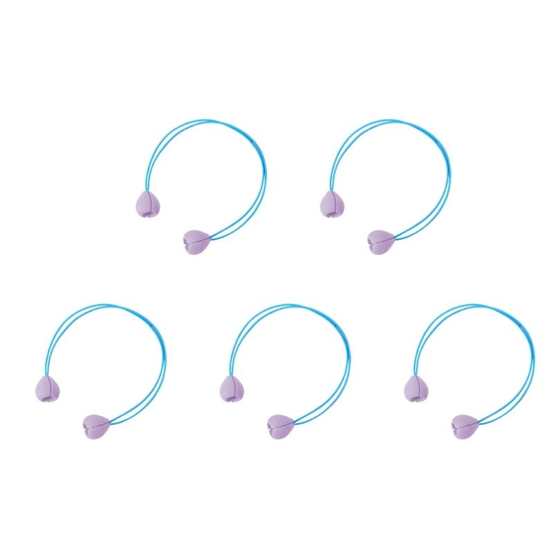 5Pcs Knitting Needle Point Protectors Needle Tip Stoppers Crochet Hook Stoppers Crochet Needle Tip Covers for Knitting фиолетовый