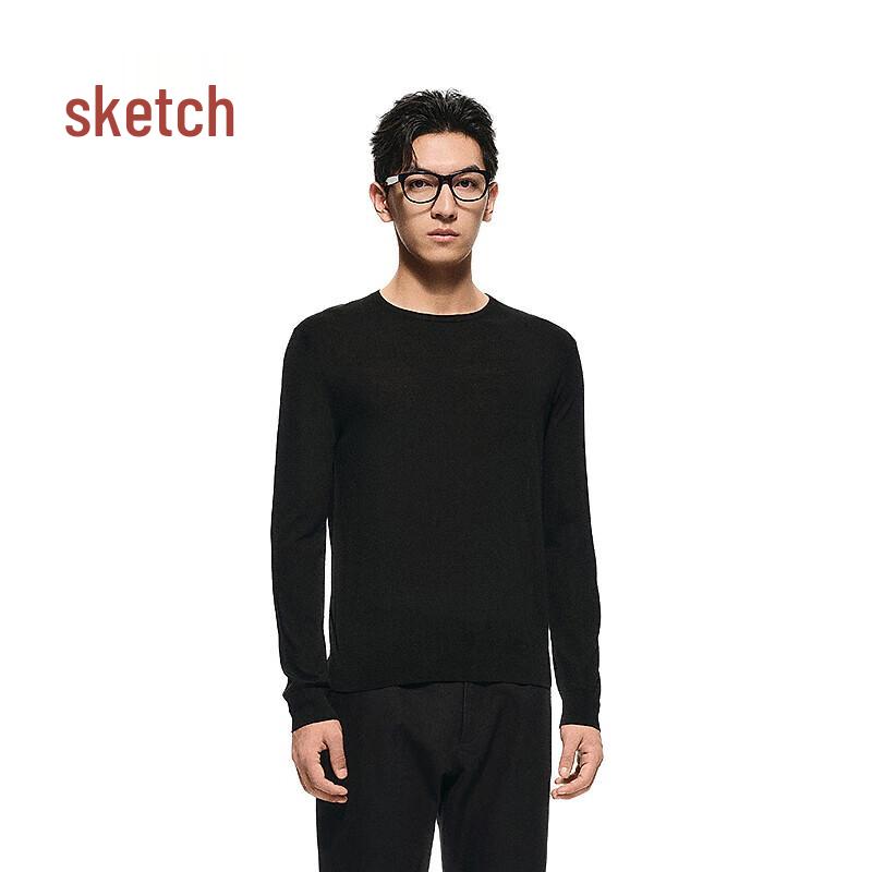 

Sketch Men s 2025 Spring Casual Crew Neck Wool Sweater L
