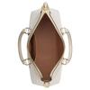 Coach Georgia 35 Gold Logo Zipper Closure Patent Leather Shoulder Crossbody Tote Bag Large Women Handbags Pearl-White CV942-IMPRL