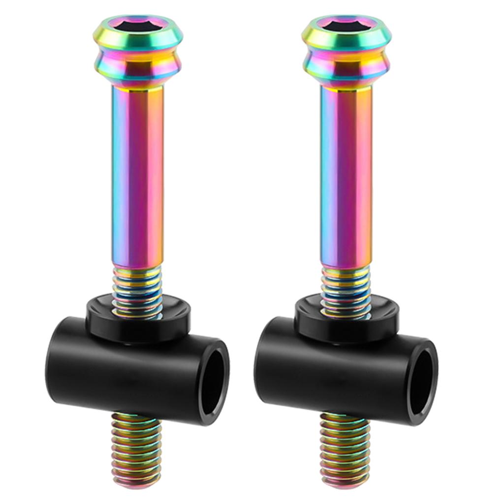 Šroub sedlovky z titanové slitiny 5x30/40mm Univerzální šrouby sedlovky Cyklistické šrouby Objímka sedlovky jízdního kola Trubkový šroub Matice Podložka