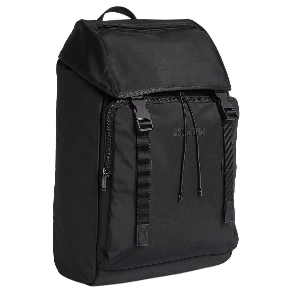 Dsquared2 Letter Logo Nylon Backpack Men backpack Black BPM0103168068152124
