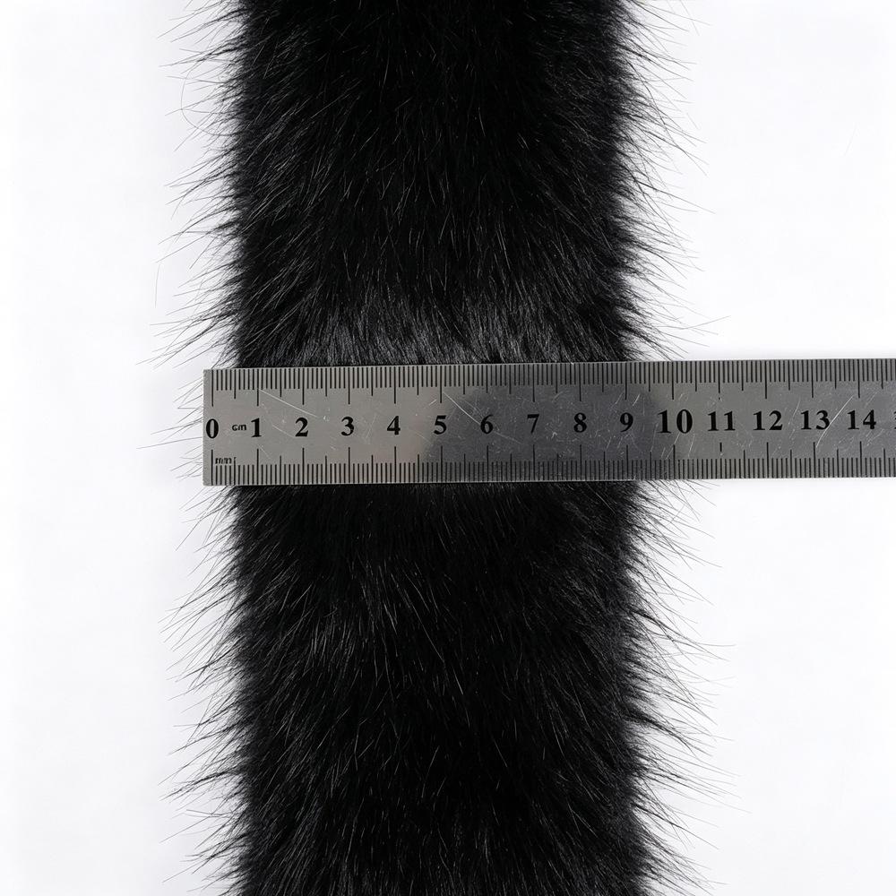 Imitation Fox Fur Trim 10-12cm Plush DIY Fringed Cape/Jacket Fur Accessories