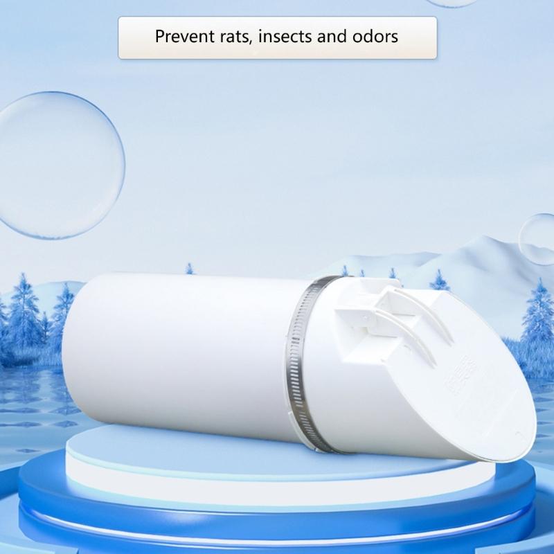 High Efficiency Drain Valves PVC Drainage Pipe Floor Drains Rain Pipe Cap Strainer Plug Outdoor Balcony Accessory