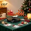 Magical Christmas Home Decor Floating Santa Sleigh, Flying Sleigh Magnetic Levitation Display, Unique Gift for Family Claus Tabletop Home, Office,