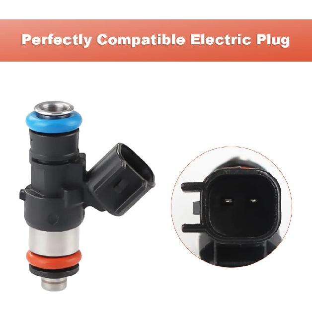 JDMON Fuel Injectors Replacement for Ford Edge Explorer Taurus 3.5L Mustang 3.7L 2011-2017 Edge F150 2011-2014 Police Flex 2013-2017 Transit 150 250