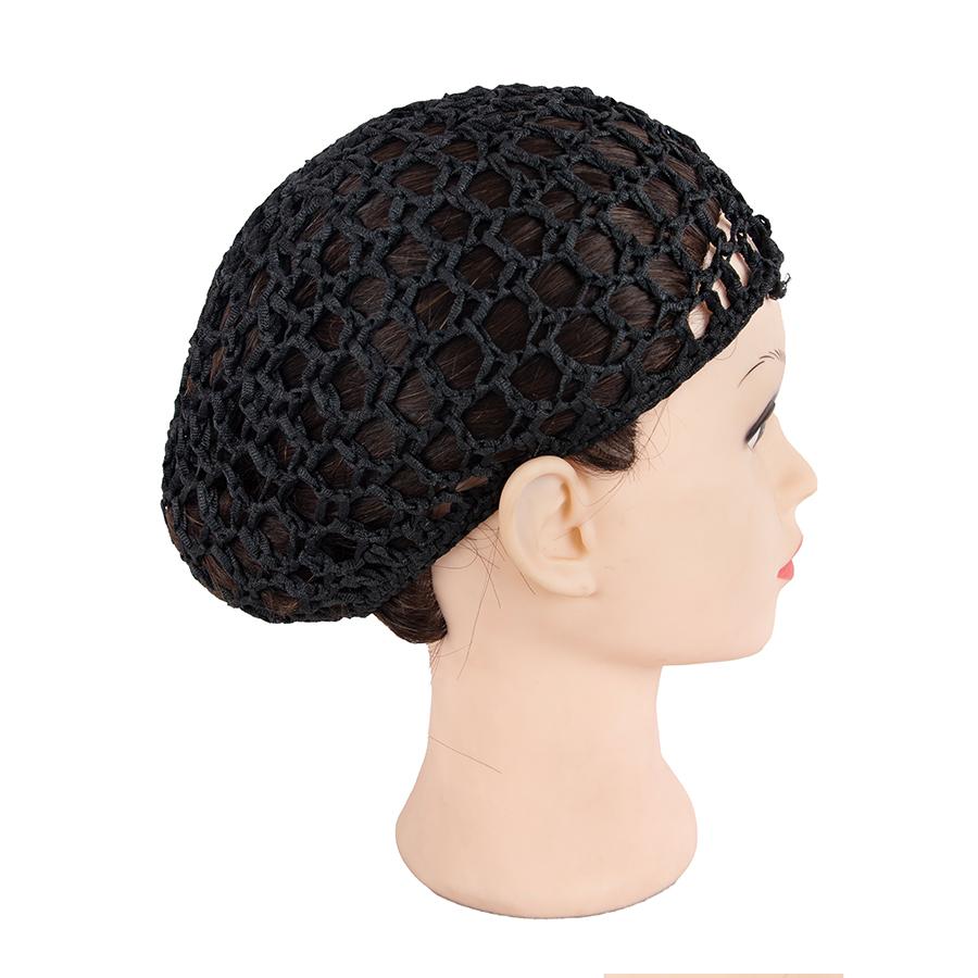 

1PC Women S Soft Knitted Crochet Hair Net, Mesh Breathable Hair Cover, Daily Hair Care Fixed Hairstyle Accessories