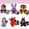 Nights Five At Freddys Pizza Simulator Rockstar Foxy Buny Bear Wolf Plush Toys