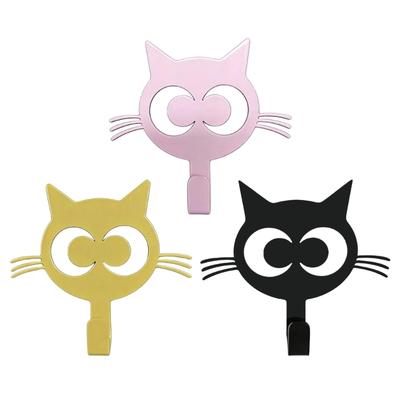 Pack Of 2 Cats Shaped Metal Hooks For Door Back Perfect For Hanging Clothes Keys And Bags Home Organization Tool
