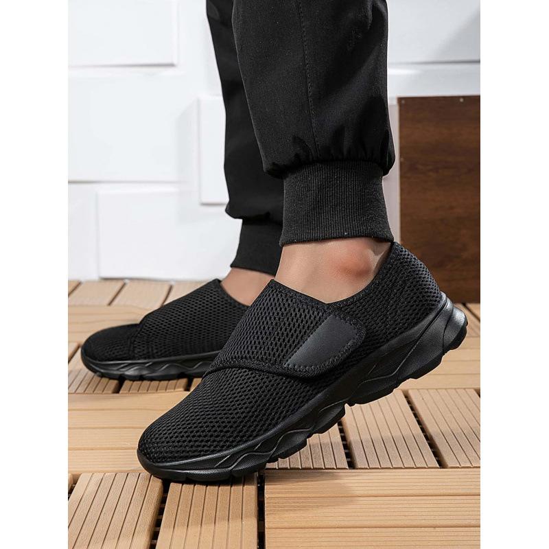 Damen Sommer Mesh Slipper Freizeitschuhe mit dicken Sohlen