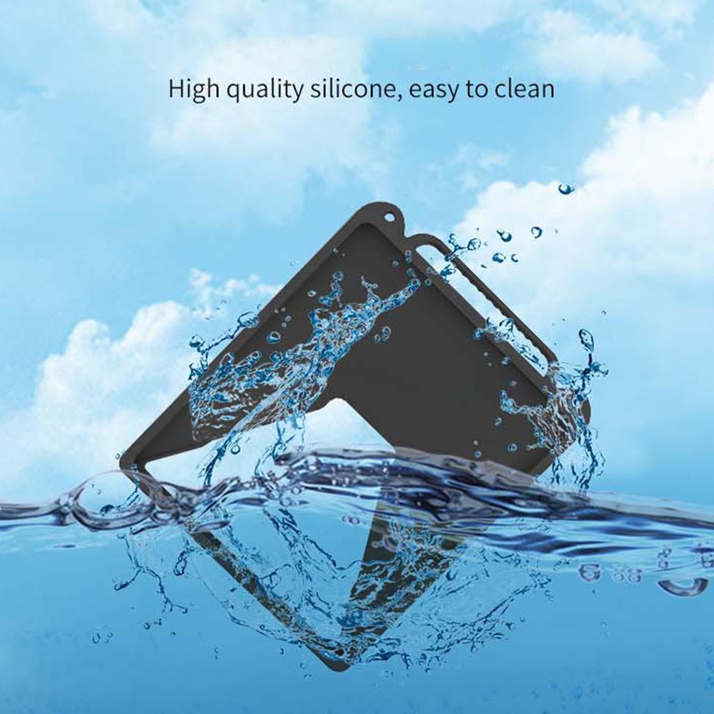 Portable Antenna Case Silicone Protective Case for Mini Antenna Device Portable Storage Carrying Case with Handle and Hooks