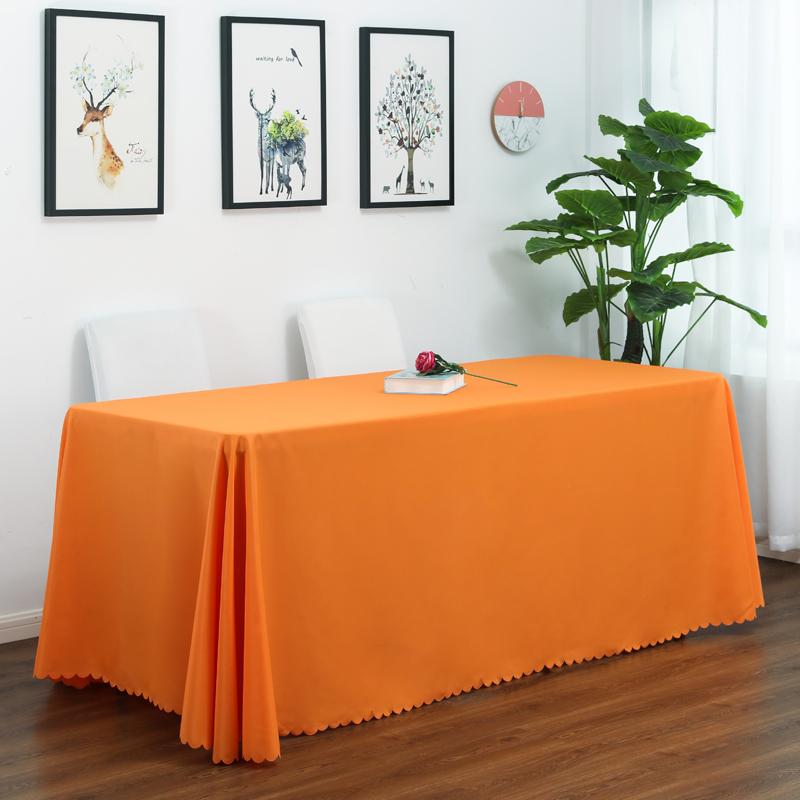 White Rectangle Polyester Tablecloth, Table Cloth Overlay for Birthday, Wedding, Banquet, Party Decoration, Dining Table Cover