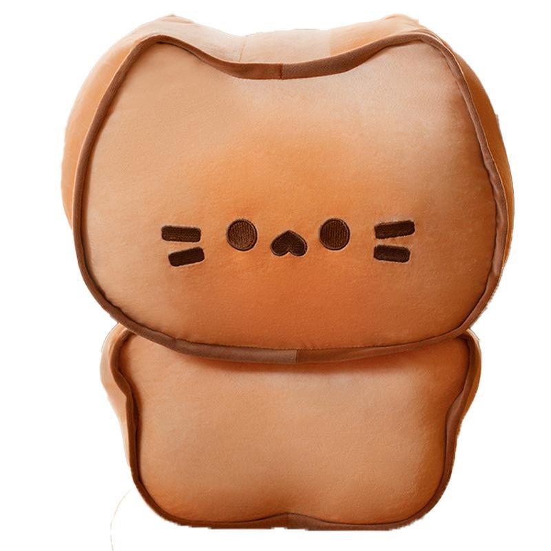 Cute Butter Cat Cake Doll Plush Toys Children's Cat Pillow Doll Bag Pendant Keychain