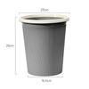Large Capacity Plastic Trash Can Home Kitchen Living Room Bedroom Bathroom Office Use Round Shape