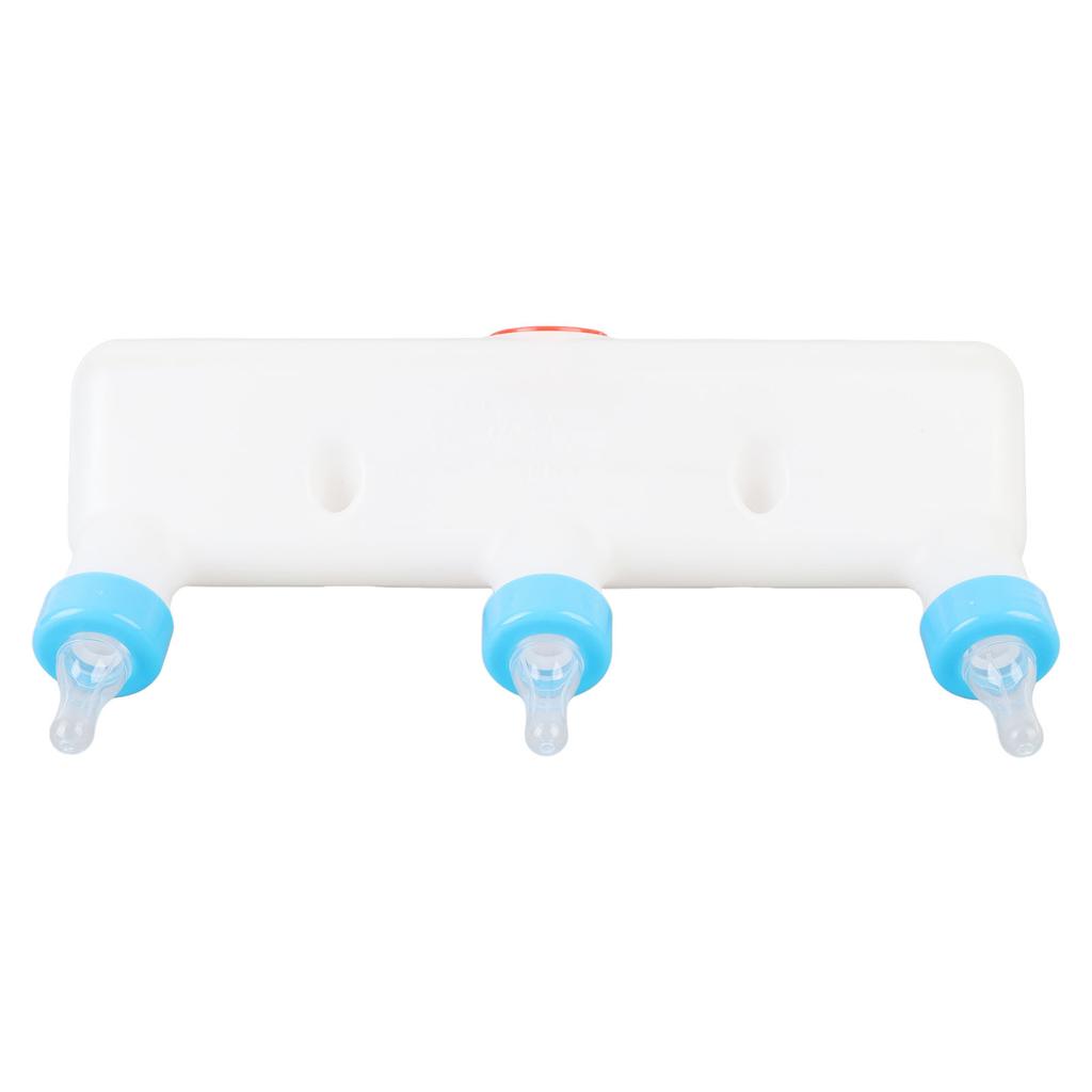 Lämmerfutter mit 3 Saugern Tieraufzucht Ferkelfütterungsgerät Bauernhof Tränkeausrüstung für Kleine