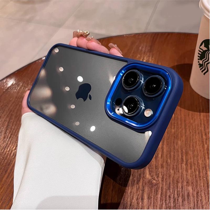 

Suitable for Apple 15promax Phone Case, All-inclusive for Popular Women, Iphone14 Transparent 13 Electroplated Anti-drop, Business Men iPhone 13 6.1 inch