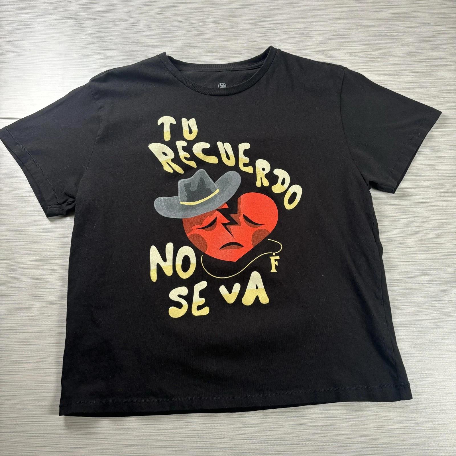

Grupo Frontera Shirt Womens XL Black Tu Recuerdo No Se Va Tour 2023 El Comienzo 3XL