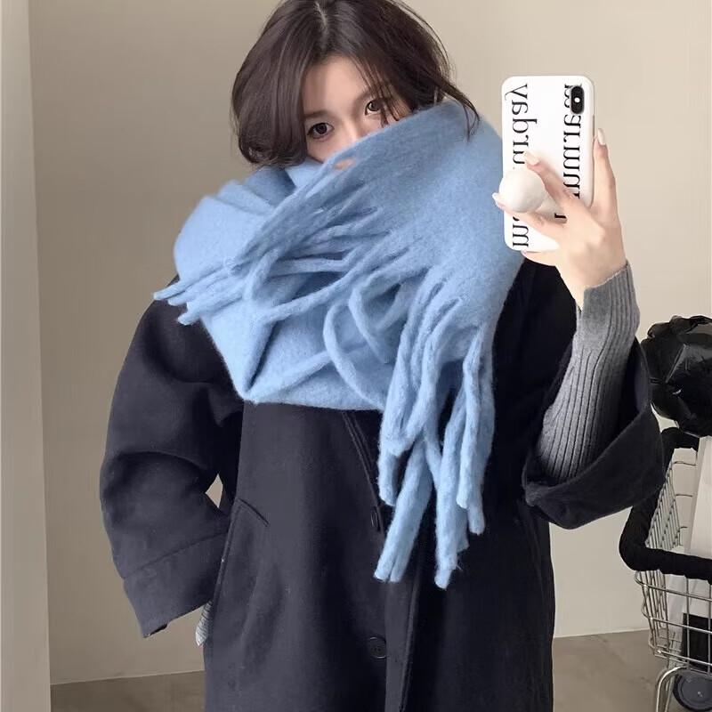 Women s Versatile Thickened Mohair Scarf