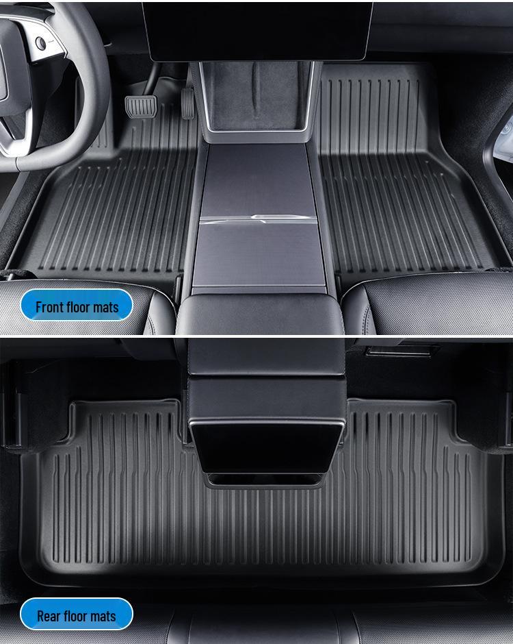 Tesla Model Y Floor & Trunk Mats - Waterproof TPE (2025 Facelift)