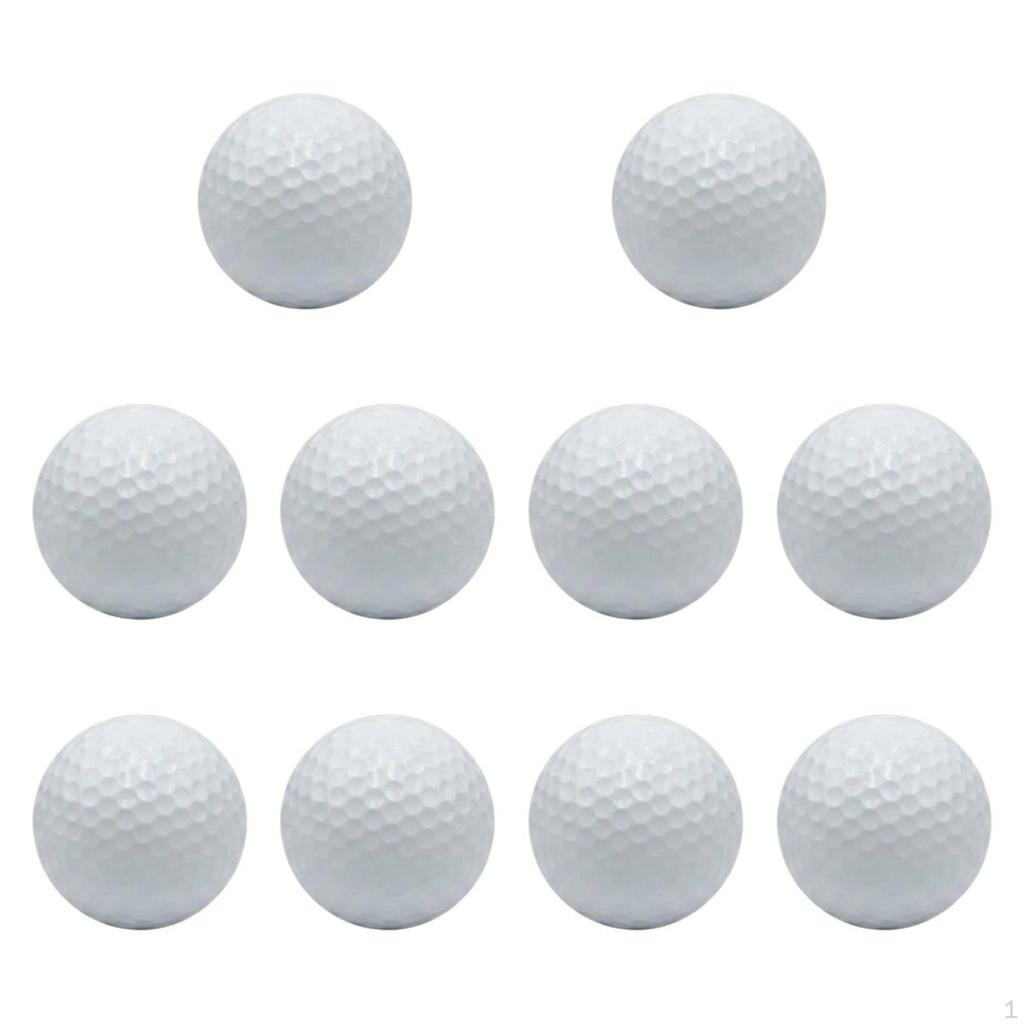 10 Pieces Colored Golf Practice Ball Colorful Water Easy to Retrieve Sports Gear