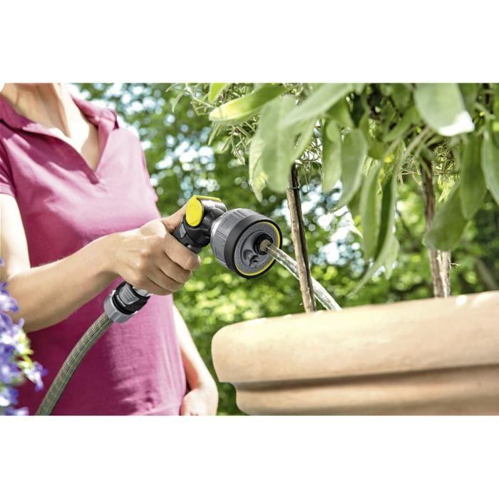Premium Metal Multi-Function Watering Gun - KARCHER - Grey - 4 Adjustable Spray Patterns