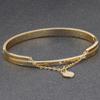 Ins Roman Numerals Long Chain Peach Heart Buckle Bracelet Rose Gold Women-Shaped Bracelet