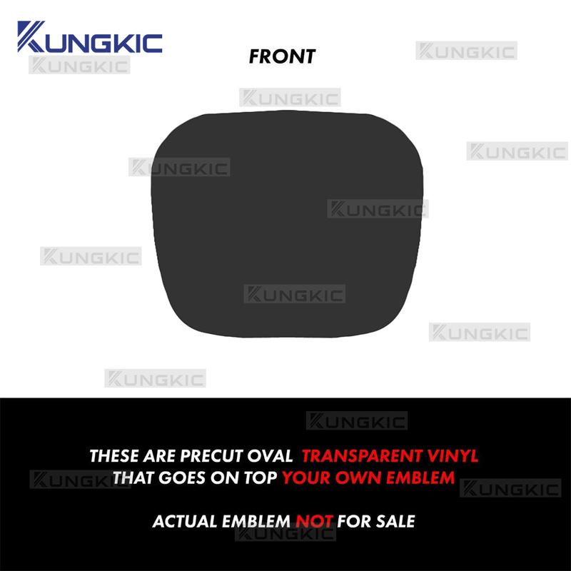 For Honda Pilot  2024 2025 Car Front on Emblem Pre Cut Dark Smoked tpu PPF Protection Film Anti-scratch Exterior Accessories