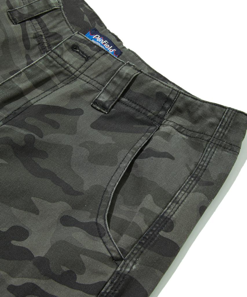 PENFIELD Camo Cargo Barrel Trousers Charcoal_Fs2Wp07U