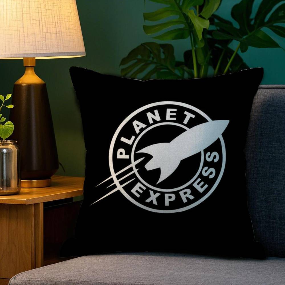 F-Futurama B-Bender Cool Kissenbezug Zuhause Beidseitiger Druck Kurzplüsch Farbecht Mikrofaser Kissenbezug