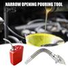 Car Fuel Pouring Pipe Stainless Steel Flexible Pouring Spout Nozzle Gas Can Oil Pail Pour Outlet Nozzle Tubing Guide for 5L/10L/20L Jerrycans
