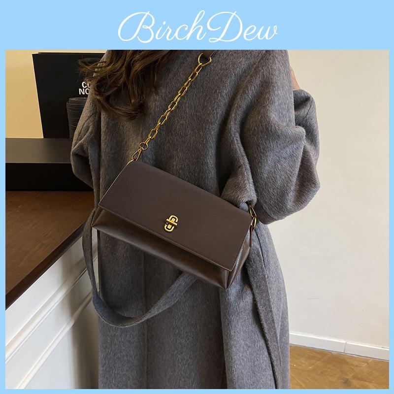 Classic Pu Small Square Handbag With Top Flap For Daily Casual Wear