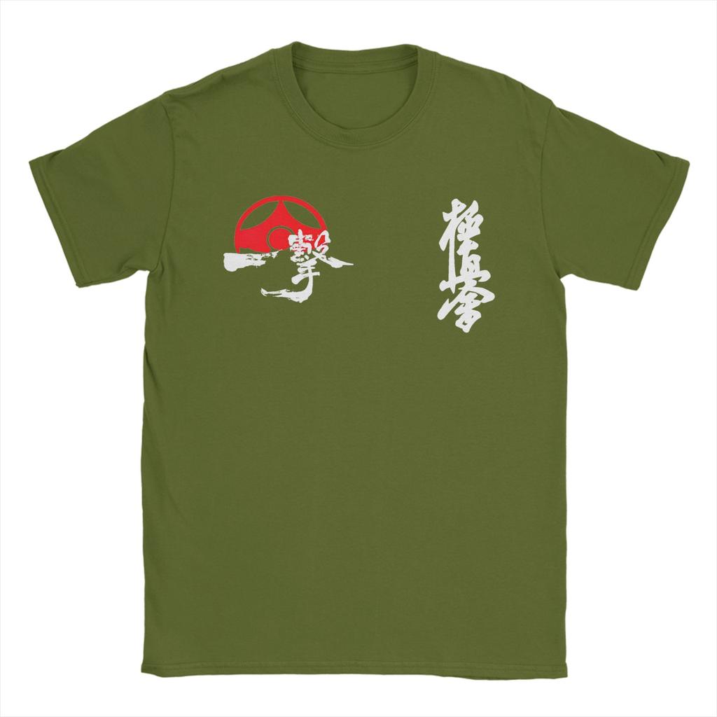 Men TShirt ichigeki kyokushin karate TShirts Fashion  Summer Tees Y2K Basic Cotton Clothing Gift