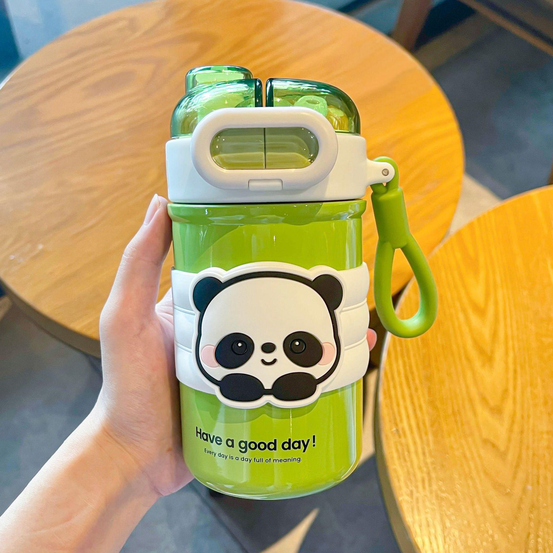 

Милая детская термокружка для девочек, высокий уровень внешнего вида, поильник для студентов, портативная нержавеющая сталь, двойной напиток, термокружка для дня рождения 510ml