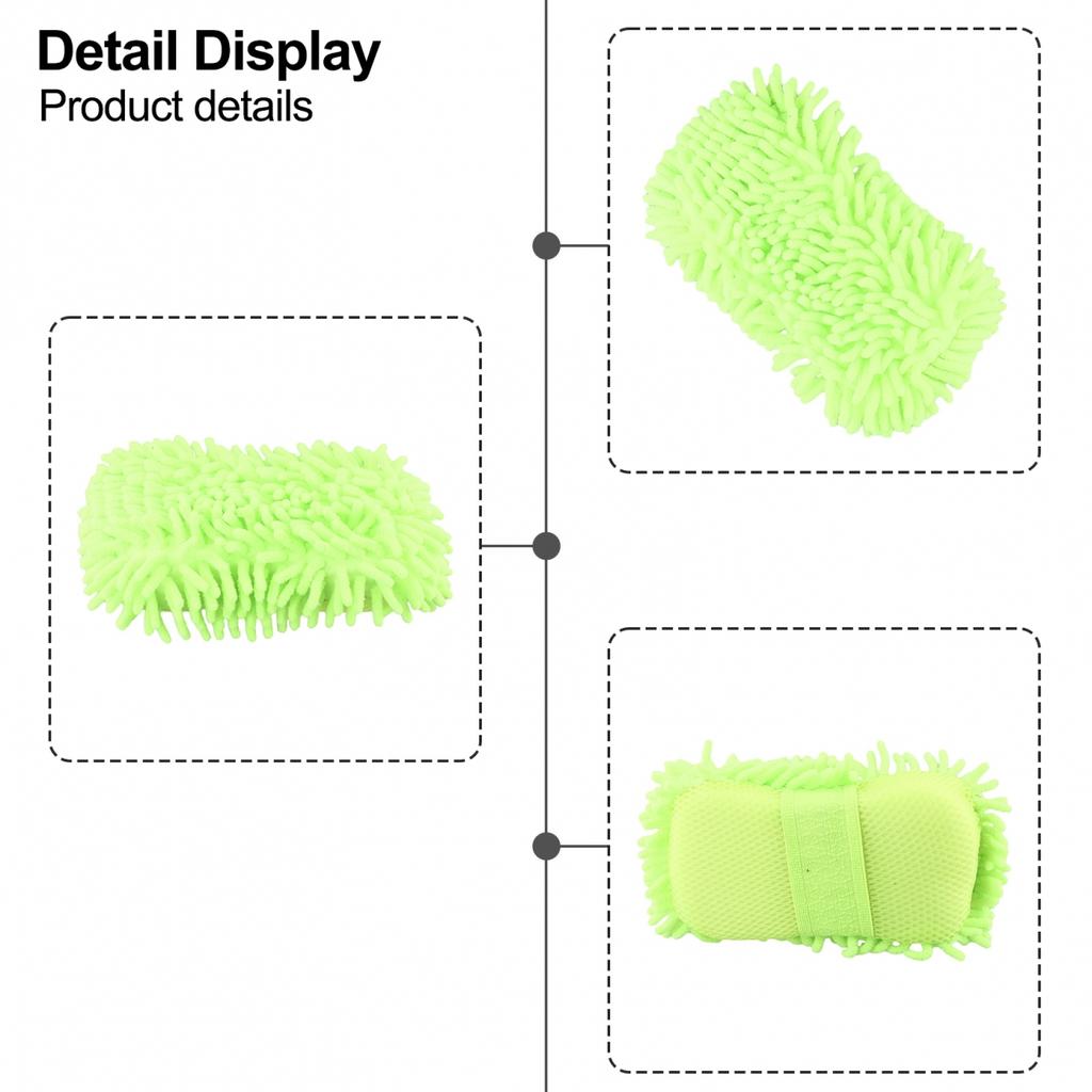 Sponge Brush Pad Car Wash Cleaning Tool Microfiber